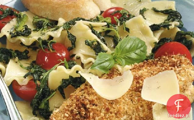 Parmezan Kurczak z makaronem