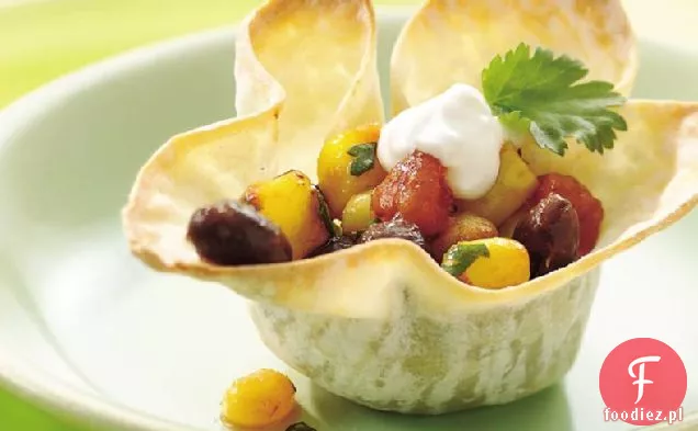 Kubki Black Bean and Corn Wonton