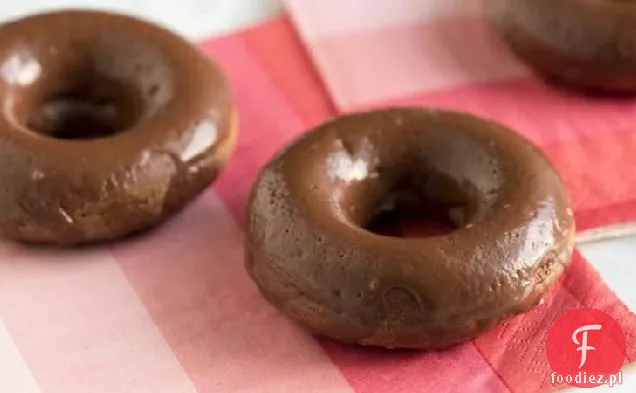 Łatwe Pieczone Pączki Z Polewą Czekoladową
