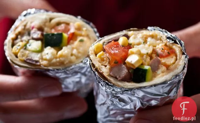 Wegetariańskie Śniadanie Burritos