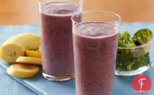 Brokuły Banan Blueberry Smoothies