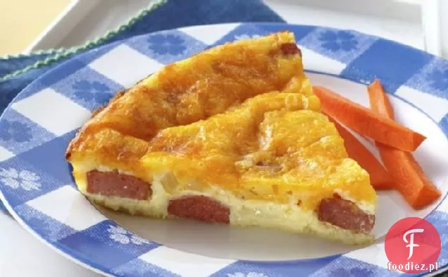 Niewiarygodnie łatwe ciasto z Hot dogiem i serem