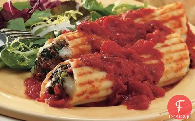 Pesto Szpinakowe Manicotti