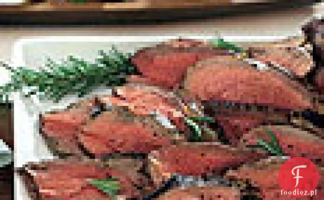 Grillowana noga jagnięca z musztardą i rozmarynem