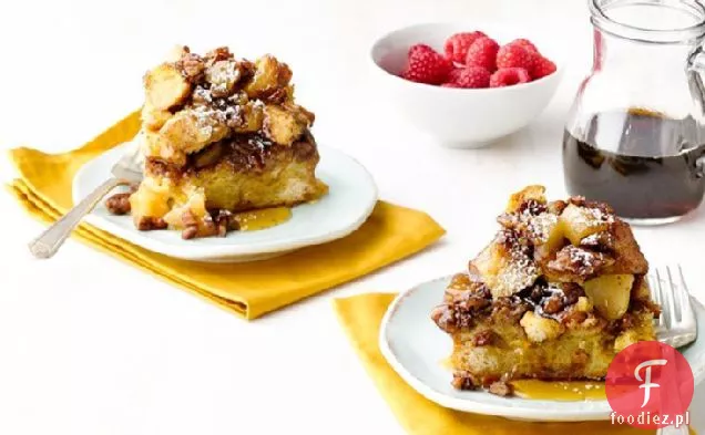 Slow-Cooker Karmel Jabłko Francuskie Tosty