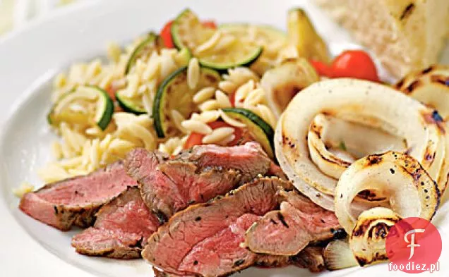 Steki jagnięce z Herbes de Provence i grillowaną słodką cebulą