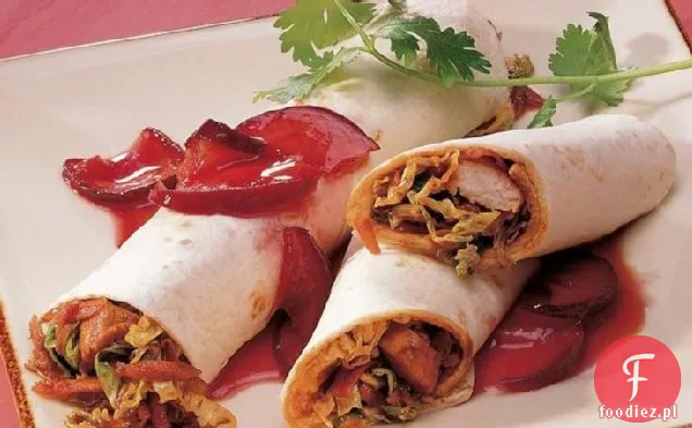 Mou Shu Chicken Wraps