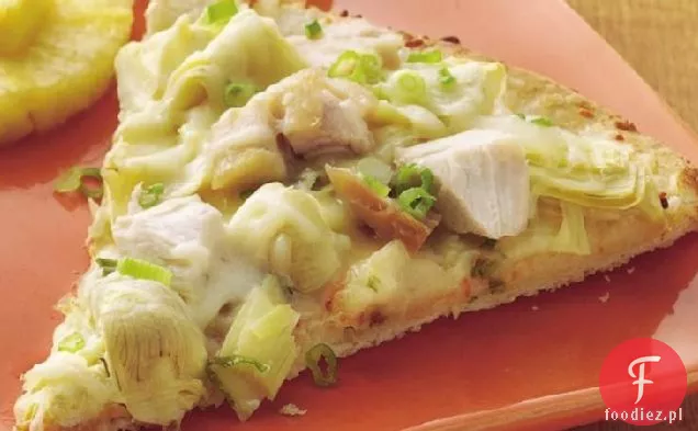 Serowa Pizza z kurczakiem i karczochami