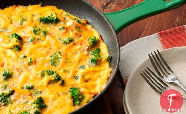 Serowe Brokuły Frittata