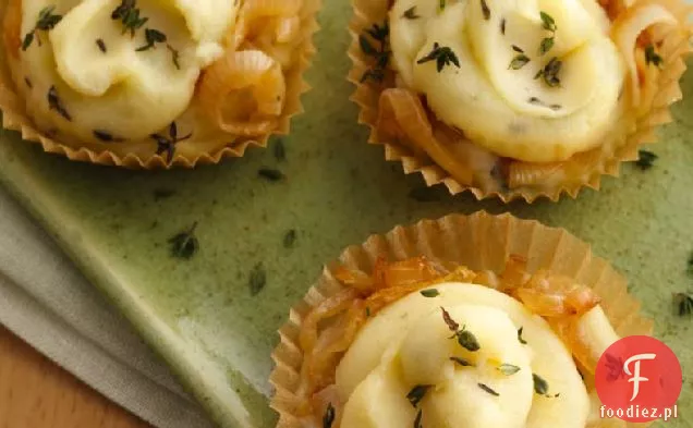 Mini Karmelizowane Cebulowe Placki Ziemniaczane