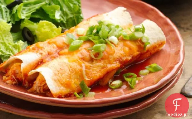 Easy Creamy Chicken Enchiladas