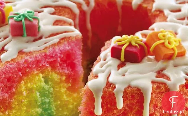 Tort Tęczowy Anioł
