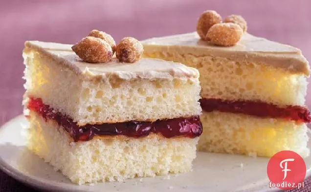 Peanut Butter and Jelly Cake Bites