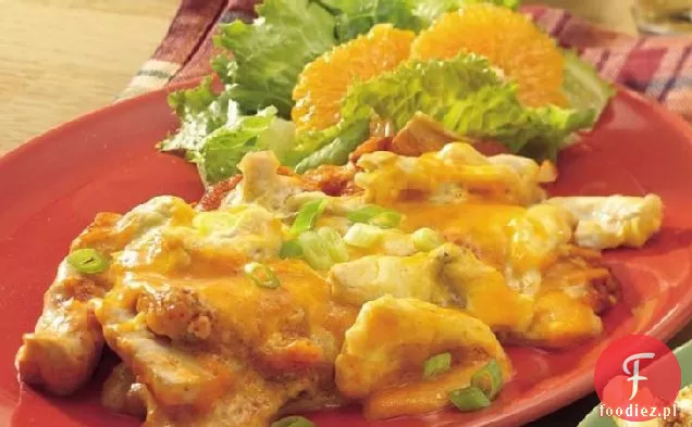 Overnight Chicken Enchilada Bake