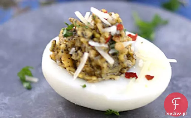 Pesto Deviled Eggs
