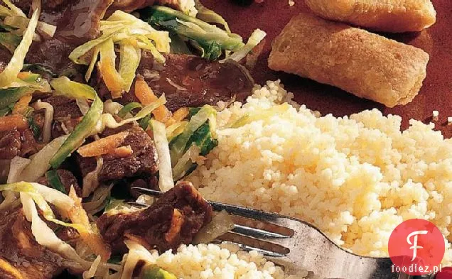 Peklowana wołowina z kapustą