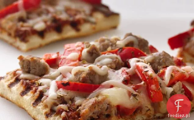 Chuda Grillowana kiełbasa i papryka Pizza