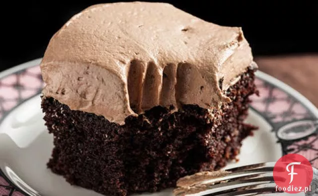 Łatwe Ciasto czekoladowe z lukrem Mocha Buttercream