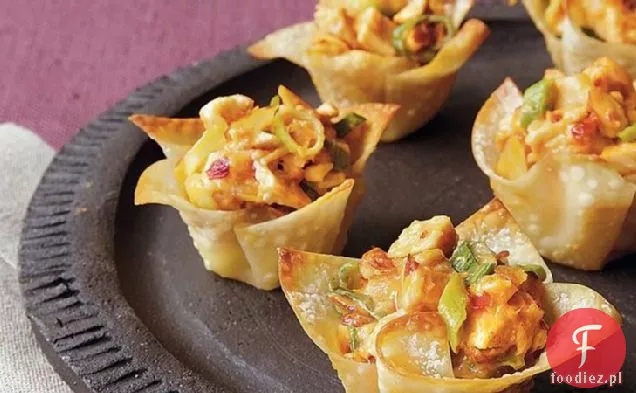 Filiżanki Z Kurczaka Azjatyckiego Wonton