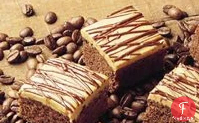 Ciasteczka Mocha z polewą czekoladową