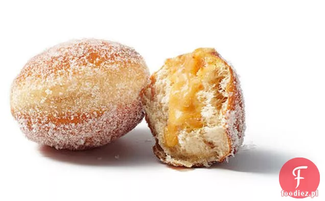 Chai Sufganiyot (chanukowe pączki) z maślanką pomarańczowo-dyniową