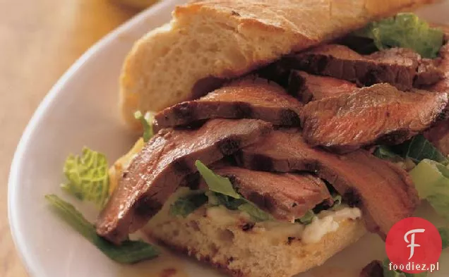 London Broil Sandwiches with Lemon mayonez
