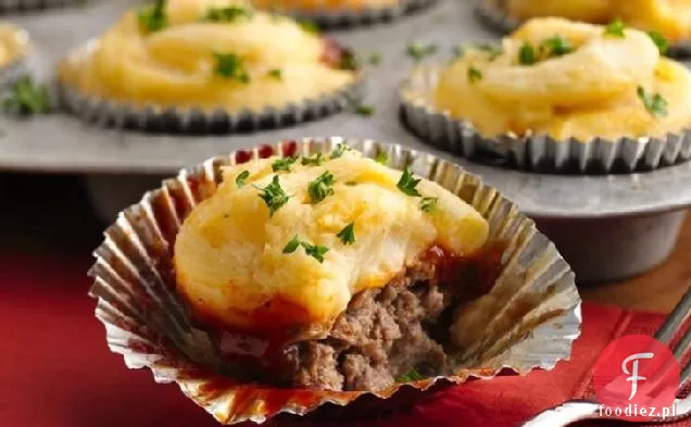 Meat Loaf and Potato Cupcakes