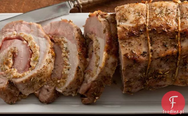 Pieczeń schabowa faszerowana koprem i Prosciutto