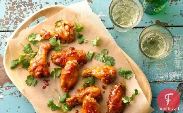 Pieczone W Miodzie Skrzydełka Z Kurczaka Sriracha