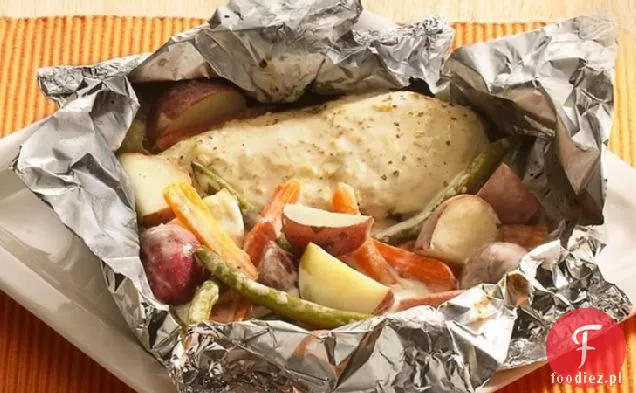 Grillowany Parmezan-Ranczo-Opakowania Z Kurczakiem