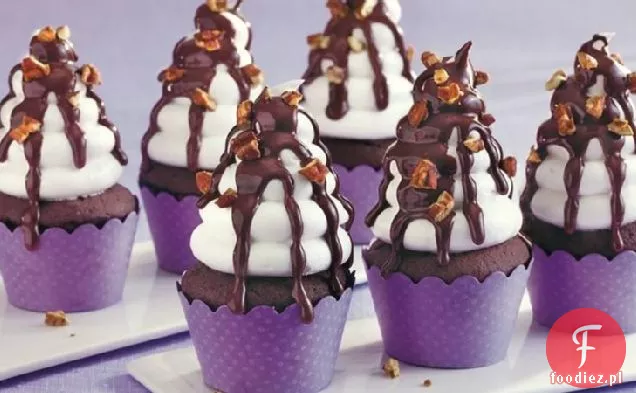 Mile High Rocky Road Cupcakes
