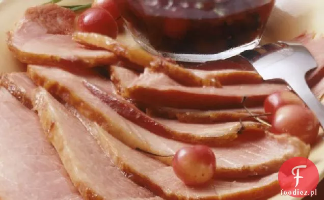 Szynka wolno gotująca z sosem Porzeczkowo-wiśniowym