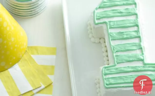 No. 1 Cutout Cake