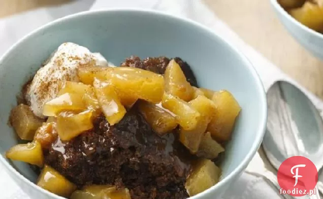 Wolno Gotujące Ciasto Jabłkowe Piernikowe Pudding