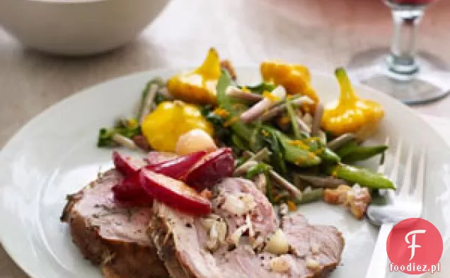 Grillowana Noga Jagnięcina Z Perłową Cebulą I Śliwkowym Chutney