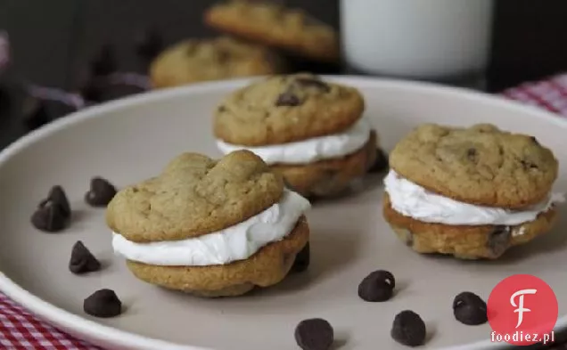 Miętowo-Czekoladowe Ciasteczka Whoopie Placki