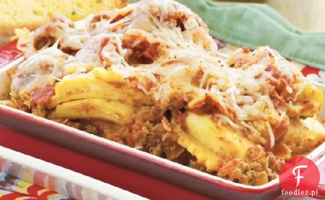 Slow-Cooker Shortcut Ravioli Lasagna