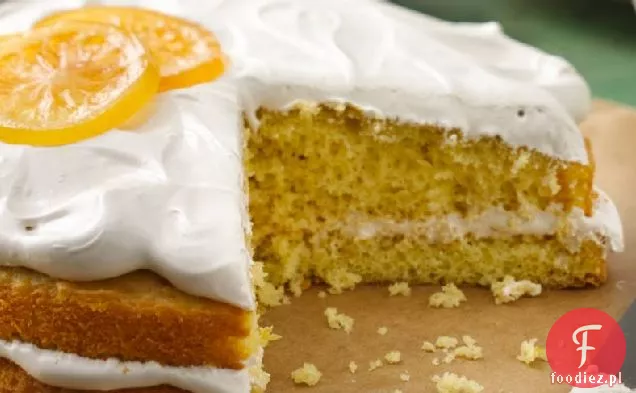 Ciasto cytrynowe z irlandzkim lukrem do herbaty śniadaniowej