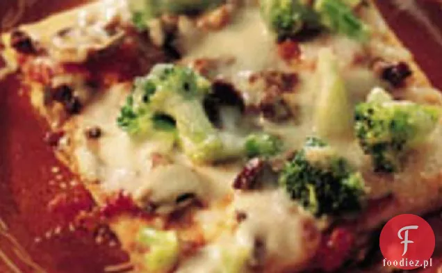 Włoskie brokuły i Pizza Provolone