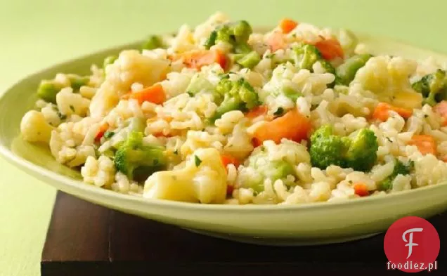 Serowe Risotto Warzywne