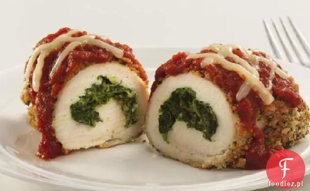 Zdrowy Faszerowany Kurczak Parmezan