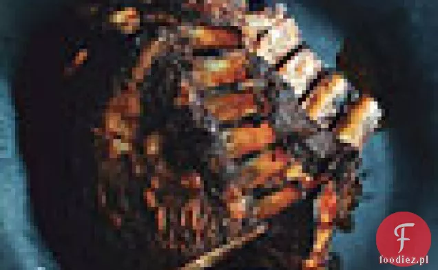 Tex-Mex pieczone żeberka jagnięce z kaszą serową