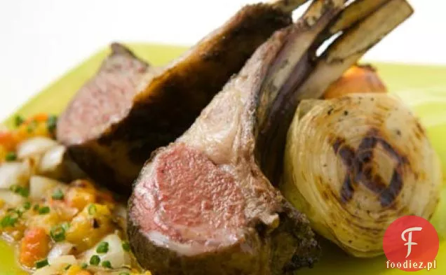 Grillowany Kotlet Jagnięcy Z Sałatką Grecką Przepis