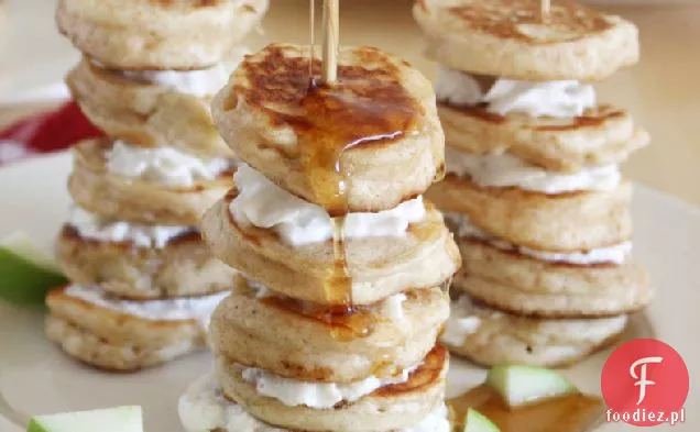 Mini Apple Pie Pancake Kabobs
