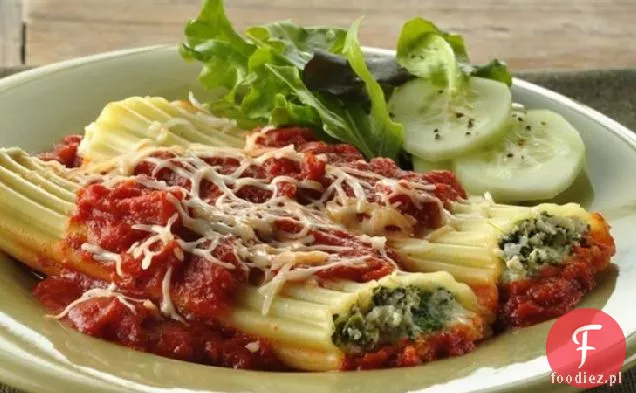 Manicotti Ze Szpinakiem