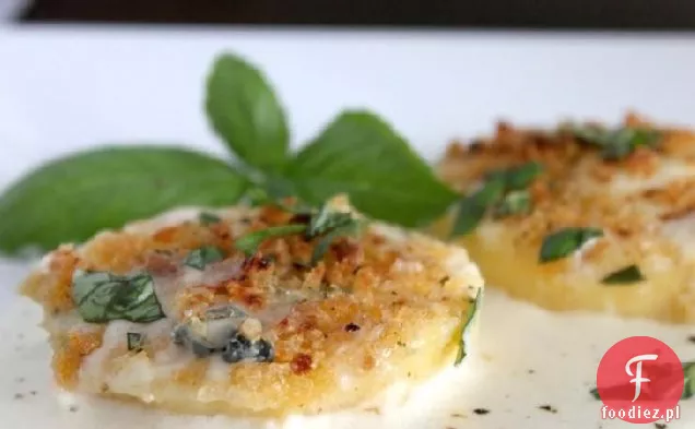 Chrupiąca Serowa Polenta Pieczona W Piekarniku
