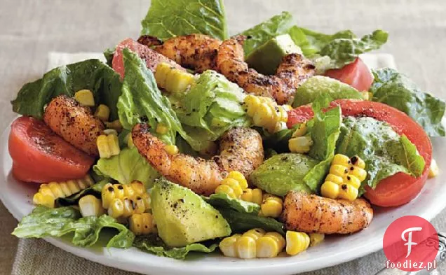 Grillowana Sałatka Z Krewetek Południowo-Zachodnich