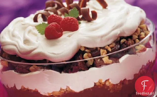 Karmelowy Krem Brownie Trifle