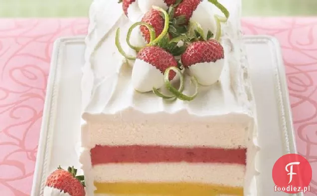 Mango-Truskawkowy Sorbet Torte