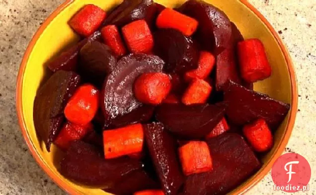 Miodowo-Balsamiczne Prażone Buraki I Marchew